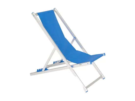 Chaise longue pliante réglable pour plage et camping en aluminium COVE