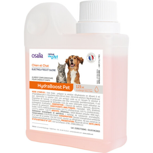Hydraboost Pet complément réhydratant pour chien et chat