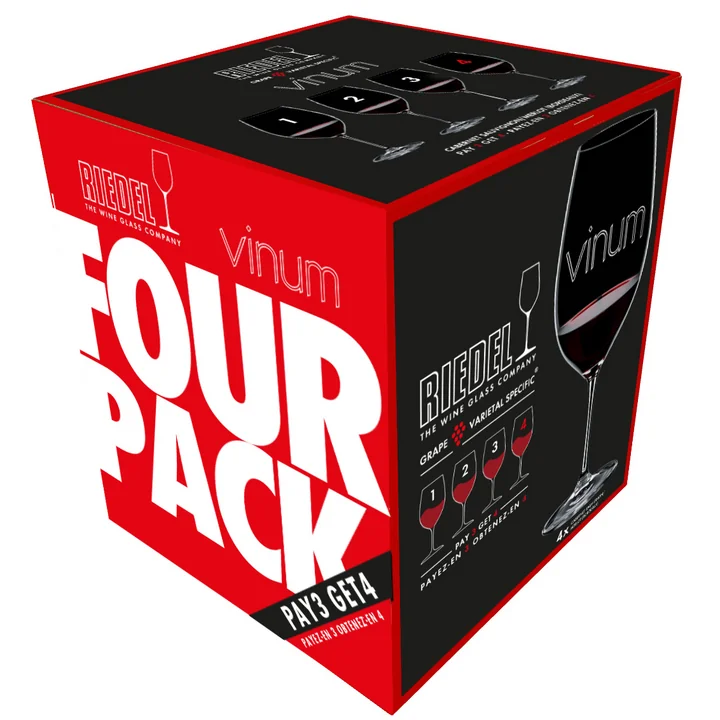 Riedel - Vinum Weingläser, Viognier / Chardonnay, transparent, 350 ml (6 2 gratis)