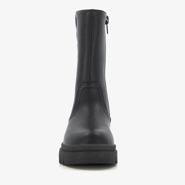 Blue Box meisjes boots zwart met sierrits