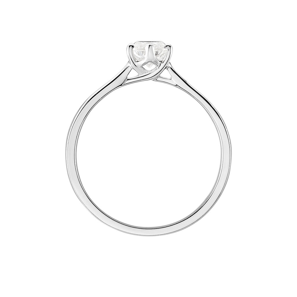 Bague Solitaire Athena Or Blanc Diamant