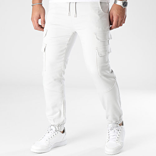Pantalon Cargo 239707 Gris Clair