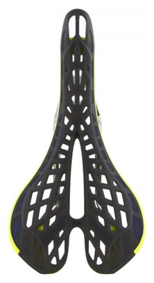 Selle Tioga Spyder TwinTail 2 Titane Noir/Jaune