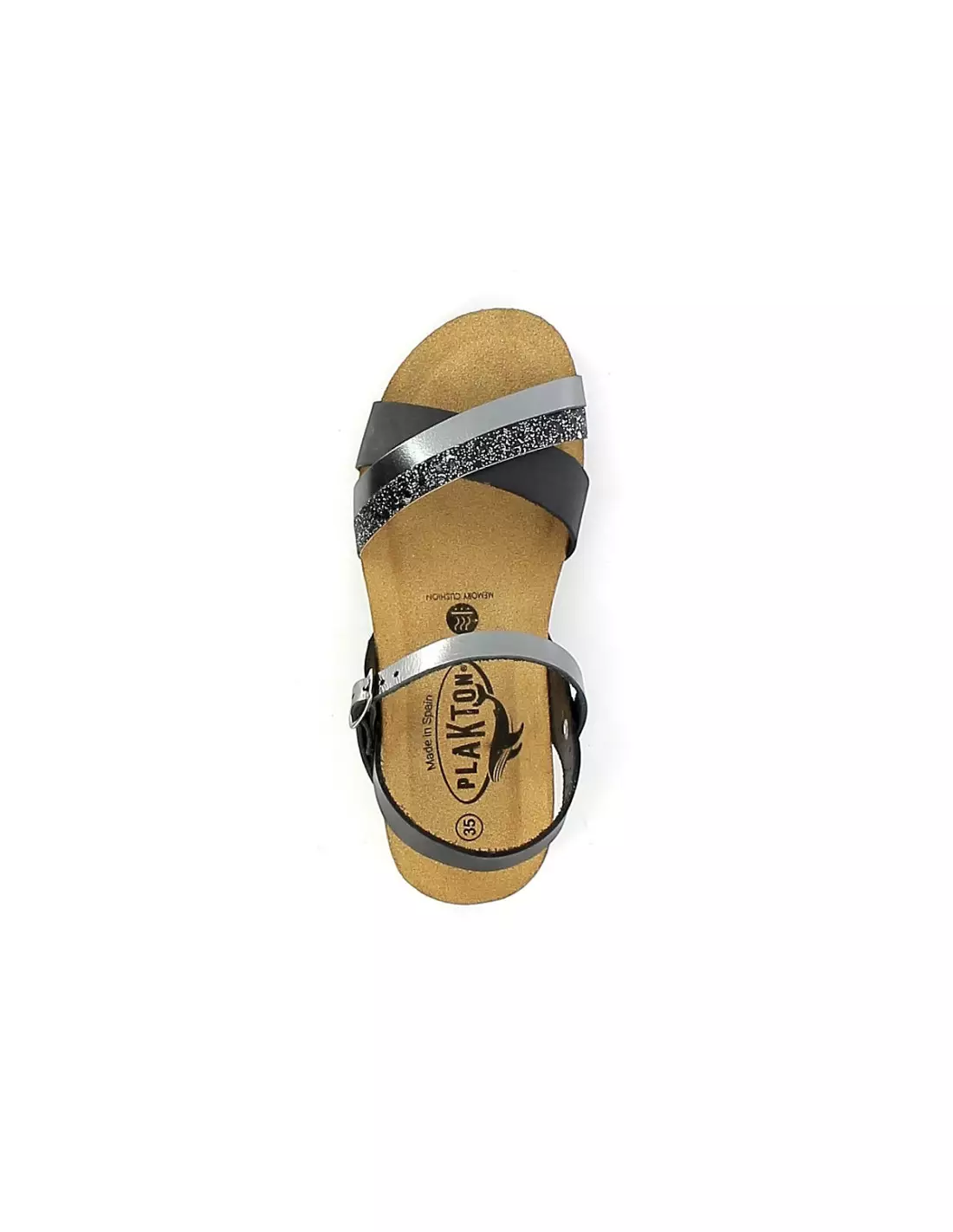 PLAKTON NORTE - Sandales & nu-pieds Noir