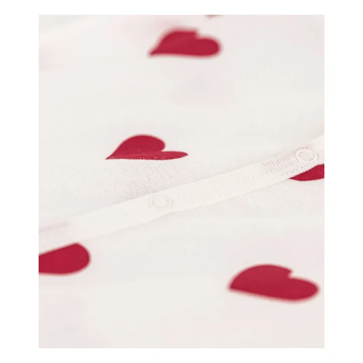 Petit Bateau Pyjama Mildor Cœurs | Blanc