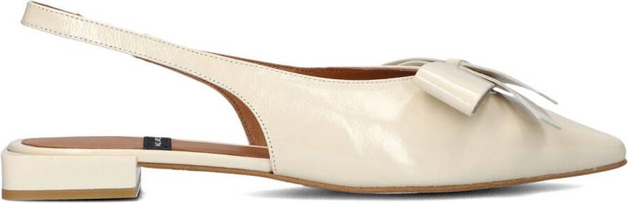 ÁNGEL ALARCÓN Ángel Alarcón Slingbacks Dames 25010 Maat: 41 Materiaal: Leer Kleur: Wit