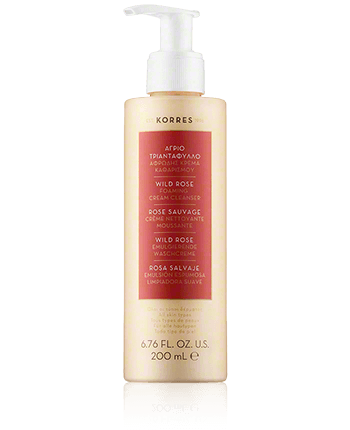 Korres Wild Rose Foaming Cream Cleanser 200ml
