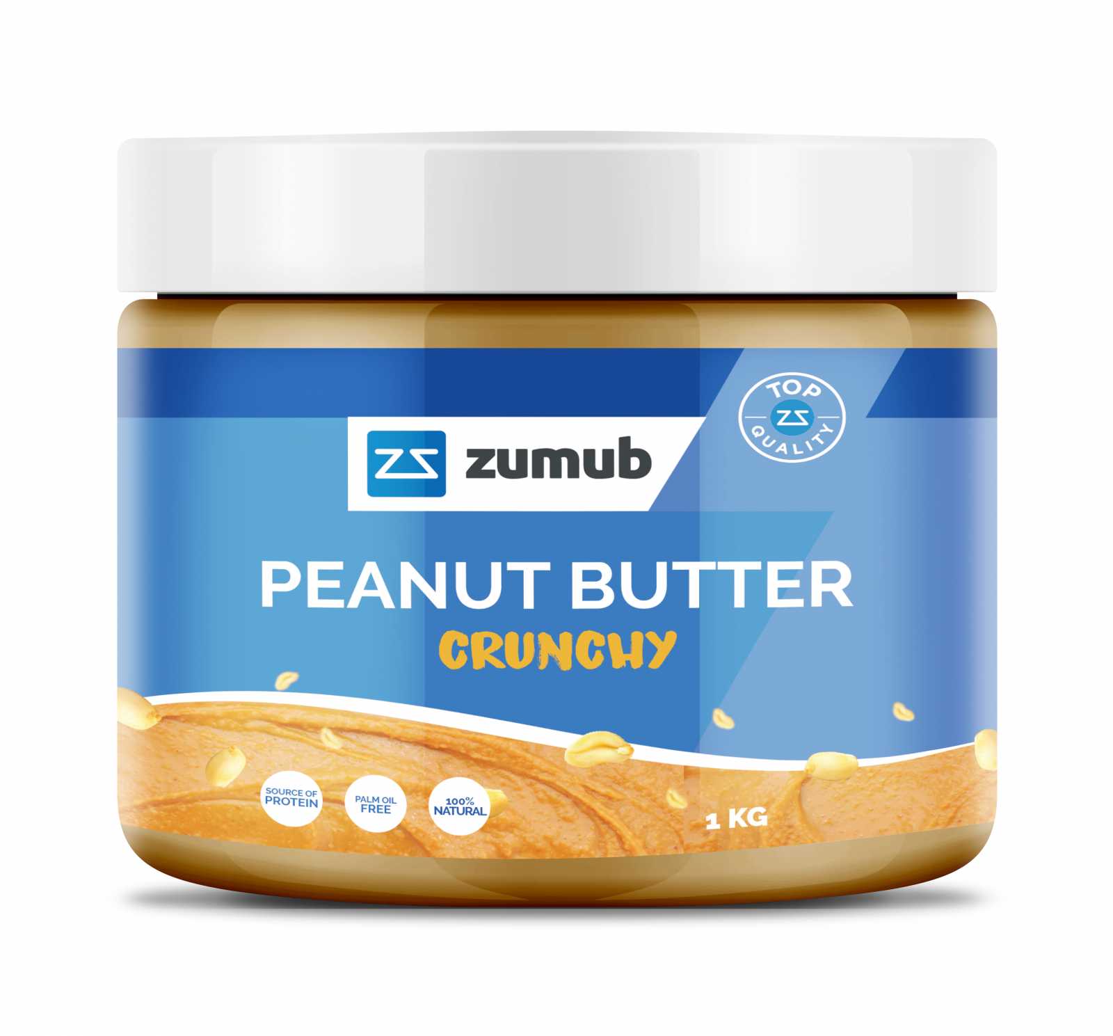 Manteiga de Amendoim Cremosa Zumub 500g