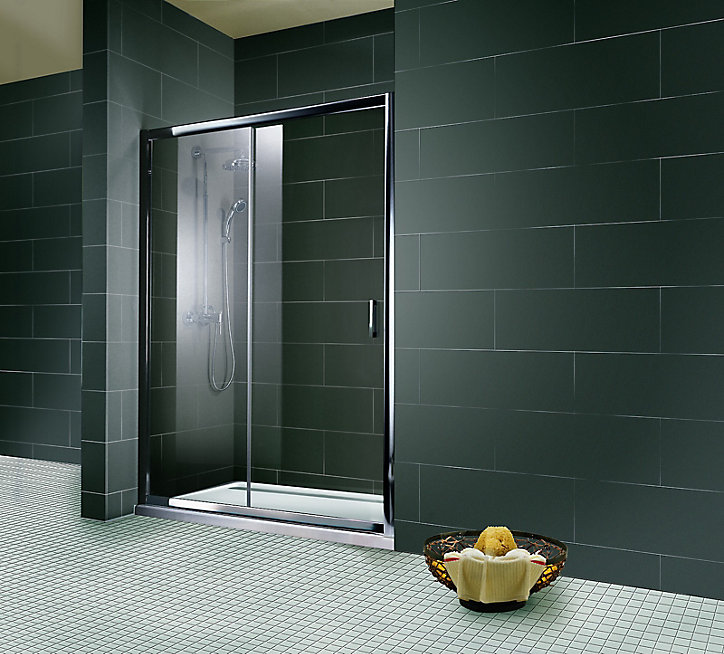 Porte de douche coulis. anticalcaire 160 cm, Schulte Impériale