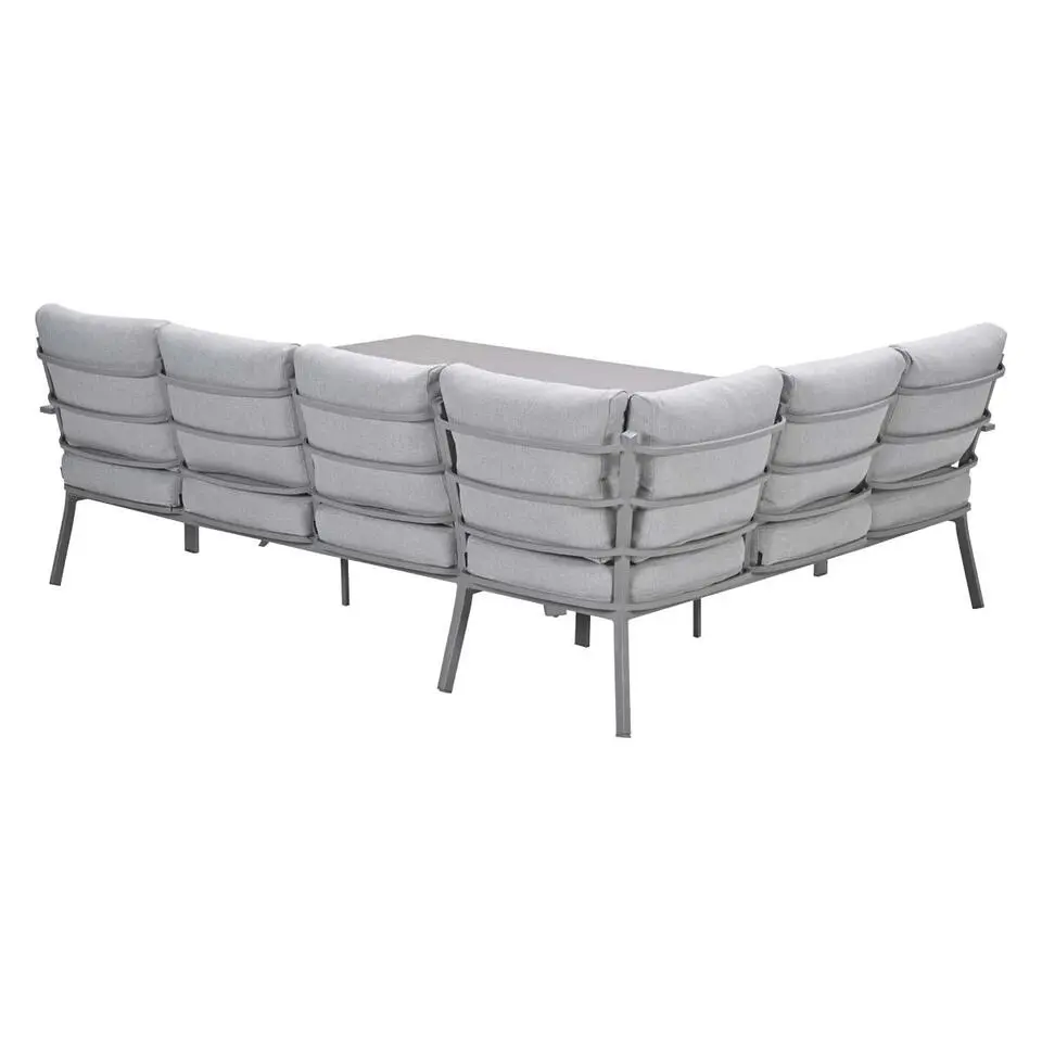 Garden Impressions Senja lounge dining set 3-delig links - valley sand