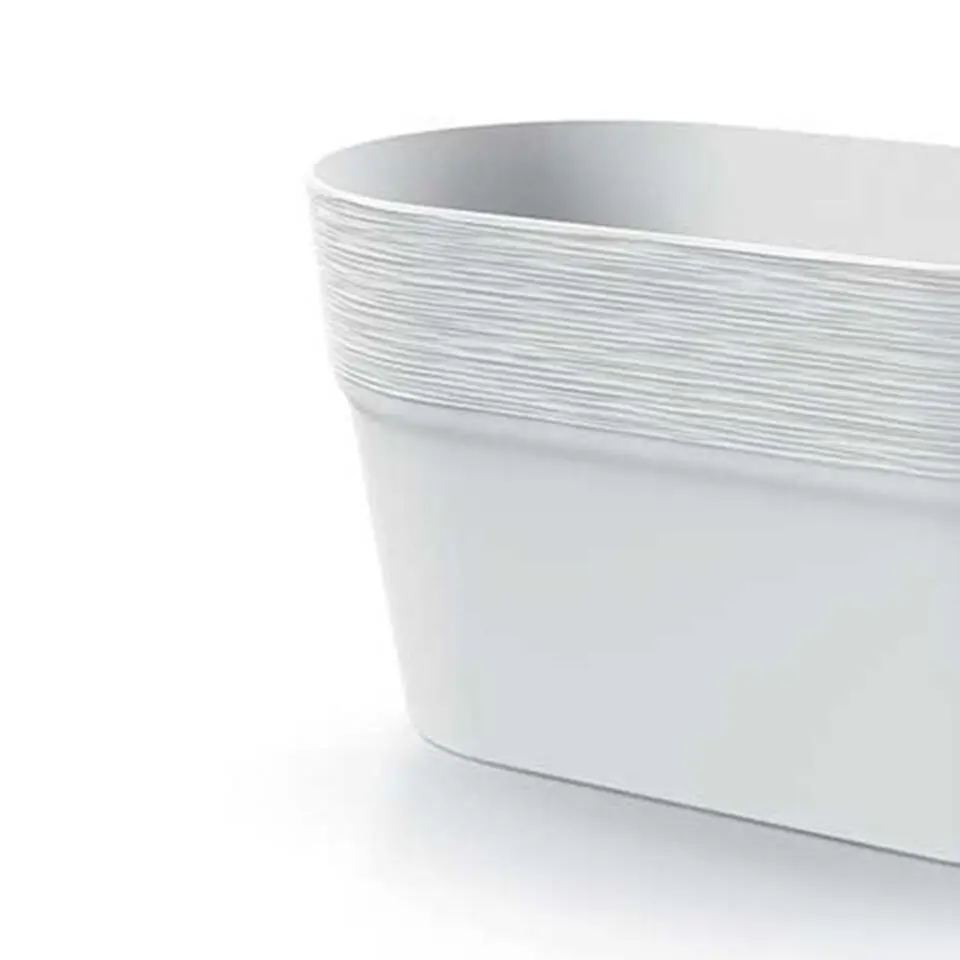 Prosperplast Plantenpot Windsor - ivoor wit - L28 x B15 x H15 cm
