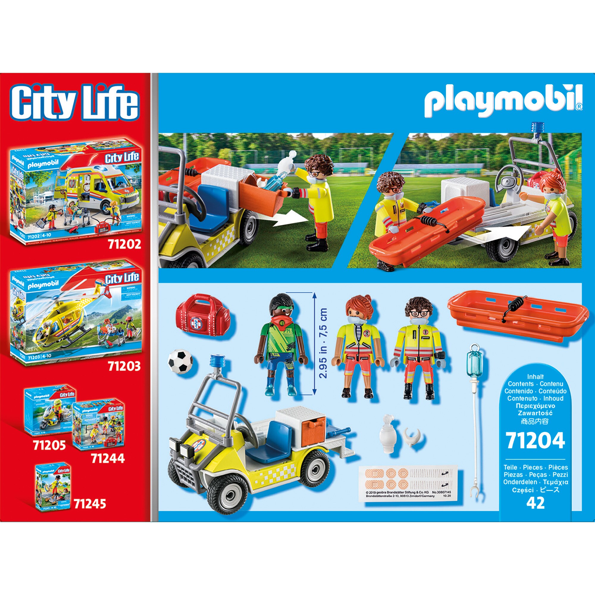 PLAYMOBIL Konstruktionsspielzeug Rettungscaddy