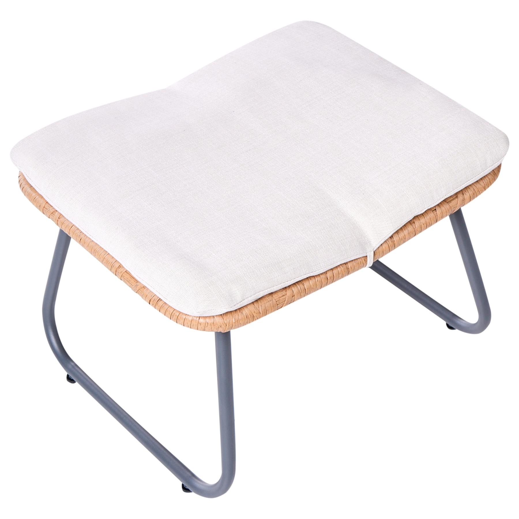 Beliani - MESTRE - Tuinstoel  - Lichtbeige - PE rotan