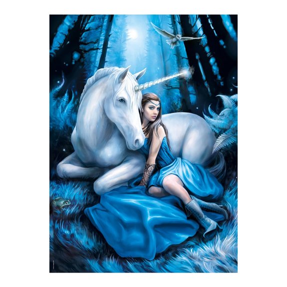 Puzzle 1000 pièces Anne Stokes  - Blue Moon