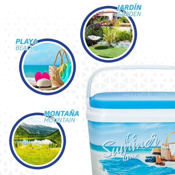 Ping Pongsett Aktive Summer Beach Plast 6 L 29 x 20 x 19,5 cm (8 enheter)