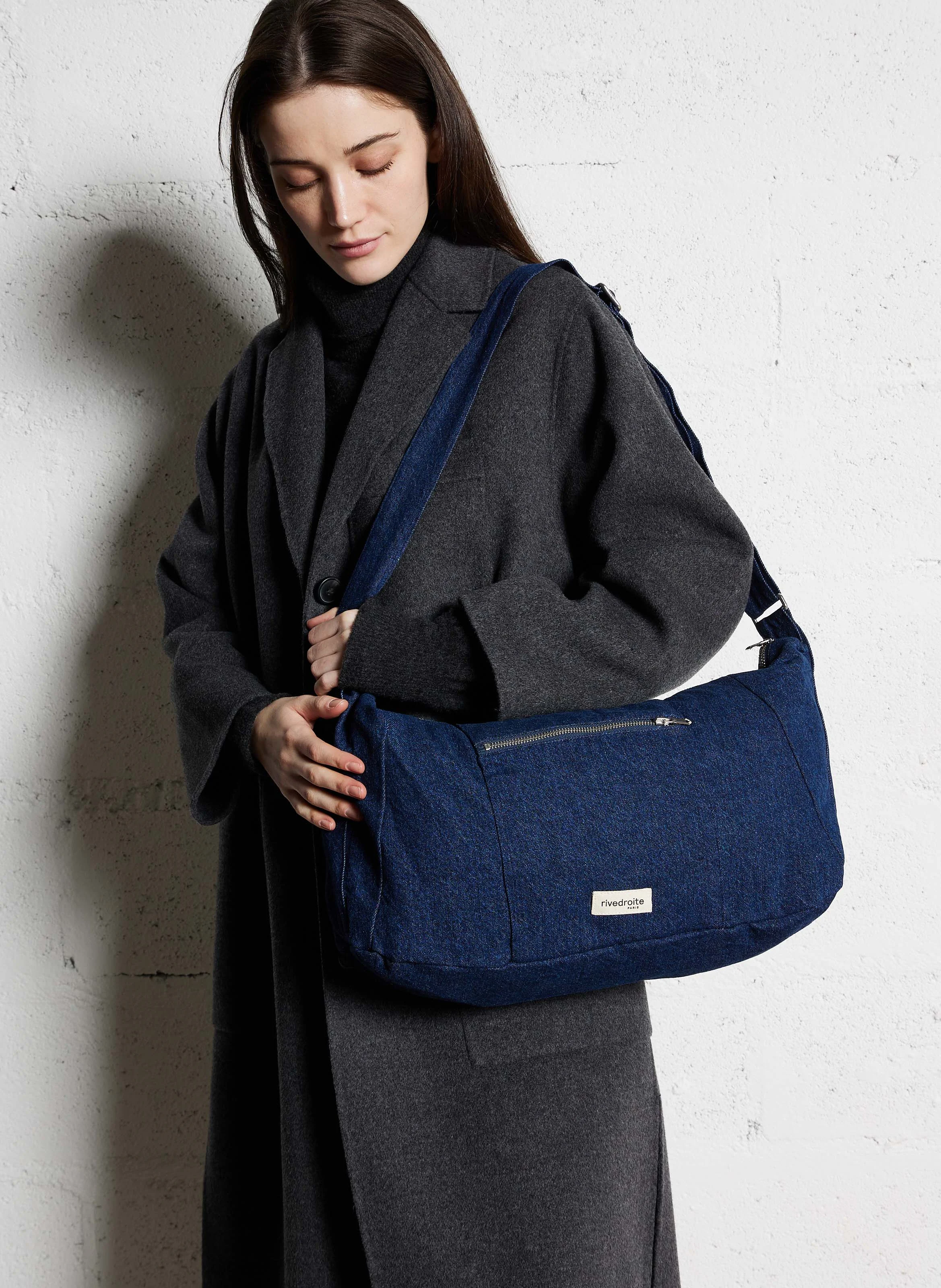 Charlot - Sac banane denim en coton | Bleu