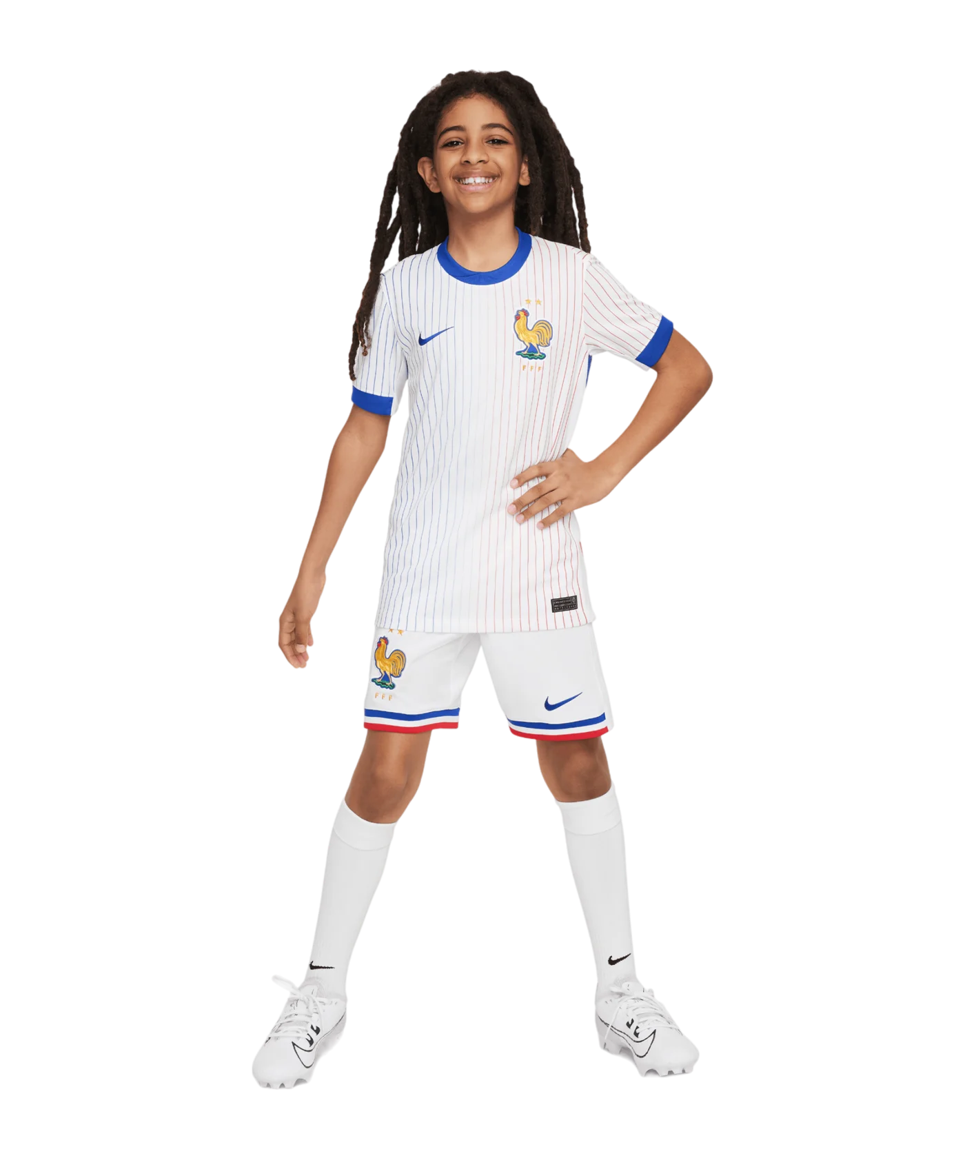 Nike Frankreich Trikot Away EM 2024 Kids Weiss F100