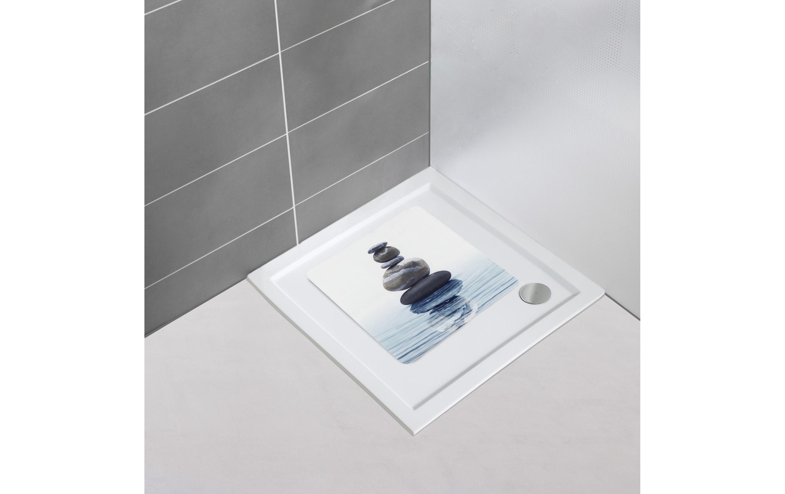 Duschwanneneinlage Meditation 54 x 54 cm MehrfarbigEinlegematte für Badewanne, Meditation