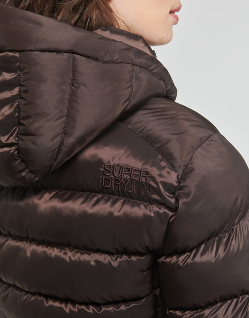 Superdry - HOODED FUJI PADDED JACKET - Marron