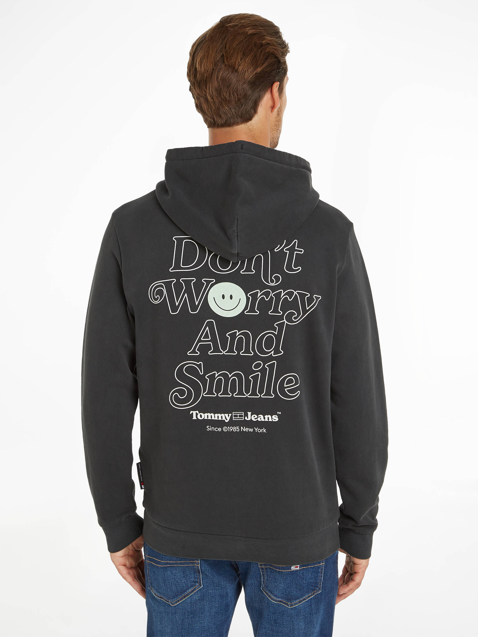 Tommy Jeans| Herren Sweatshirt mit Kapuze TJM REG NOVELTY GRAPHIC HOODIE