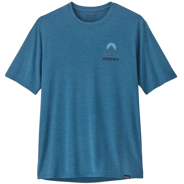 T-shirt randonnée PATAGONIA M'S CAP COOL DAILY GRAPHIC SHIRT SLOW GOING WAVY BLUE X-DYE