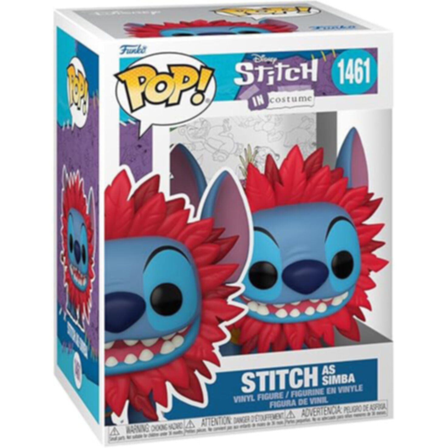 Funko Pop! Disney: Stitch in Costume - The Lion King, Stitch as Simba
