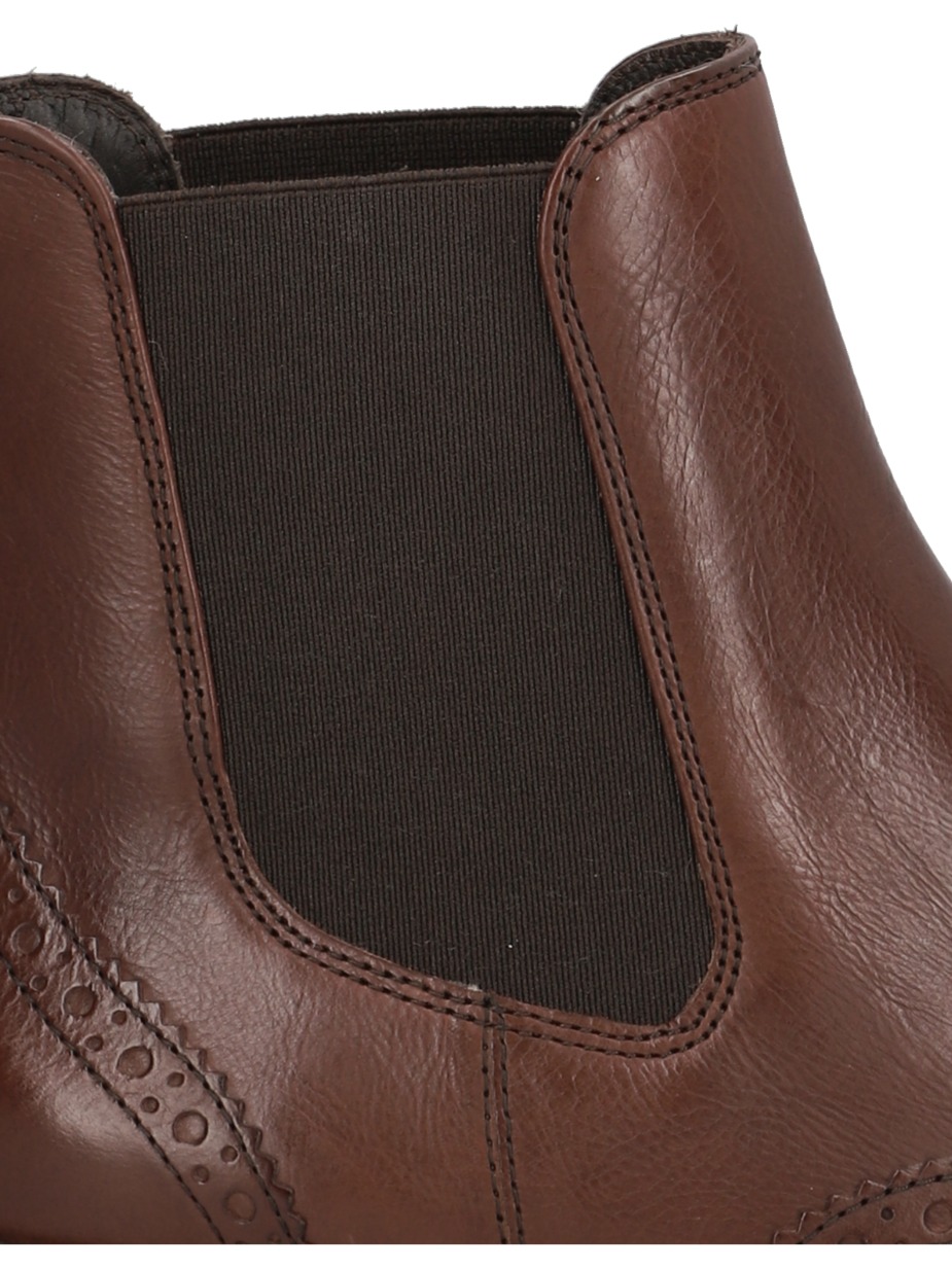 Glattleder Chelsea Boot