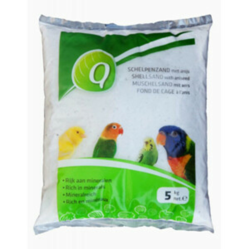 Q Schelpenzand Super Wit Anijs 5 kg