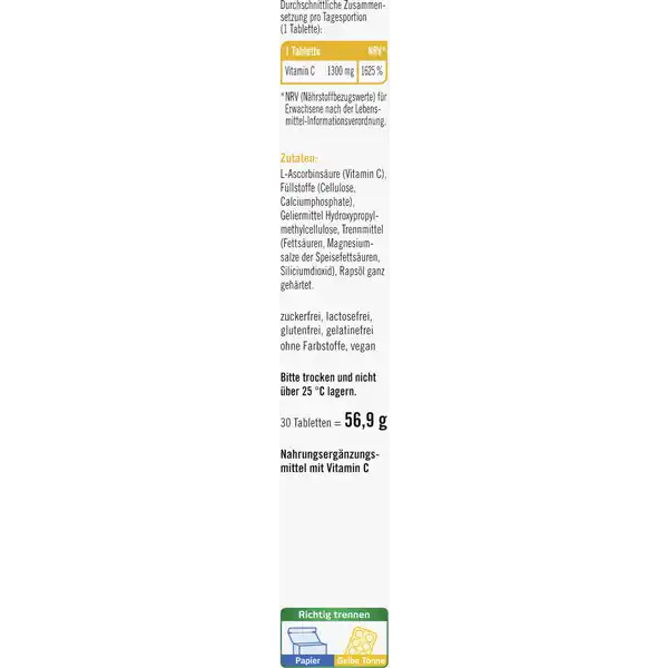 Vitamin C 1300 Tabletten