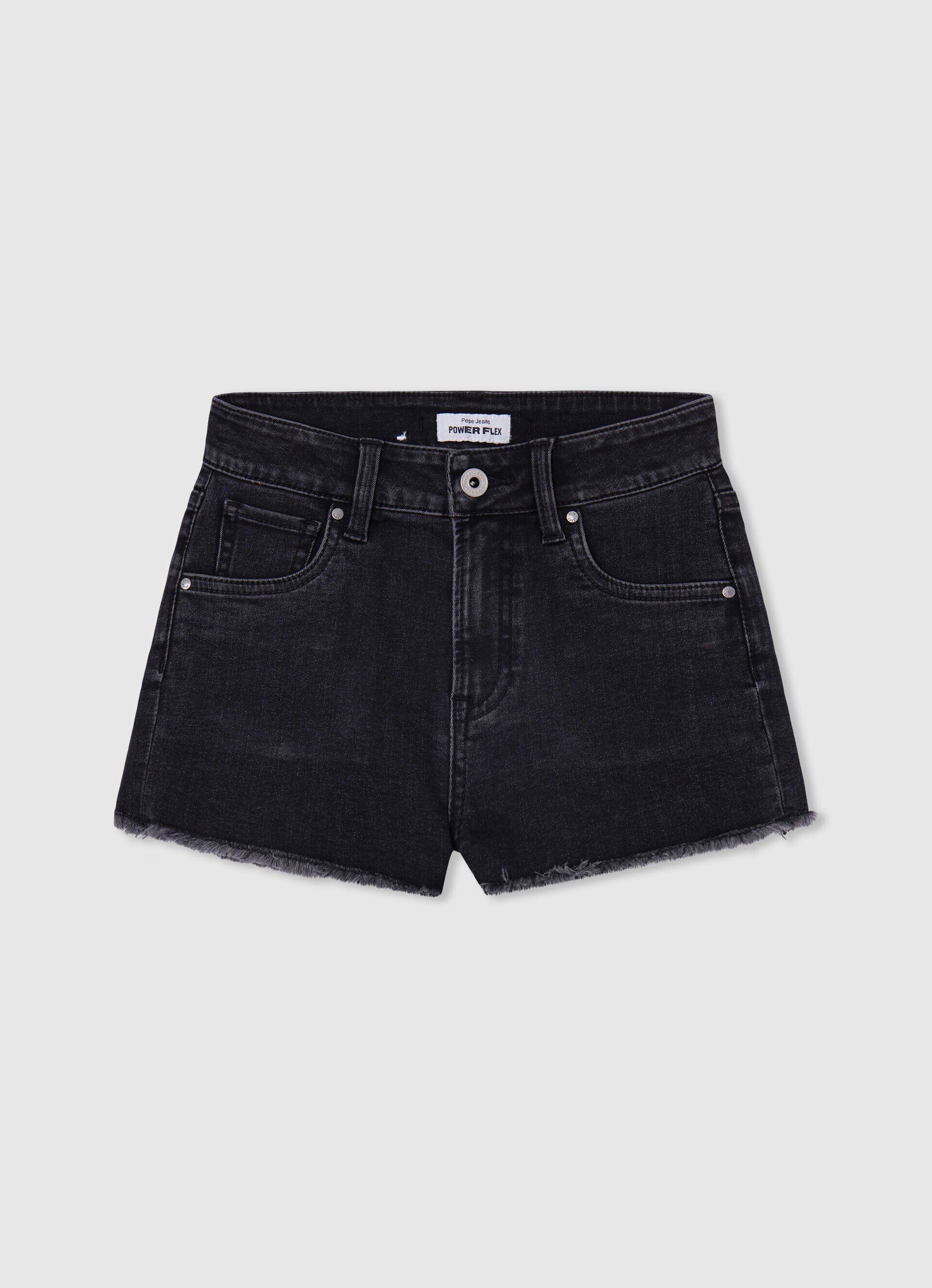 Calça jeans curta Patty, corte regular - jeans