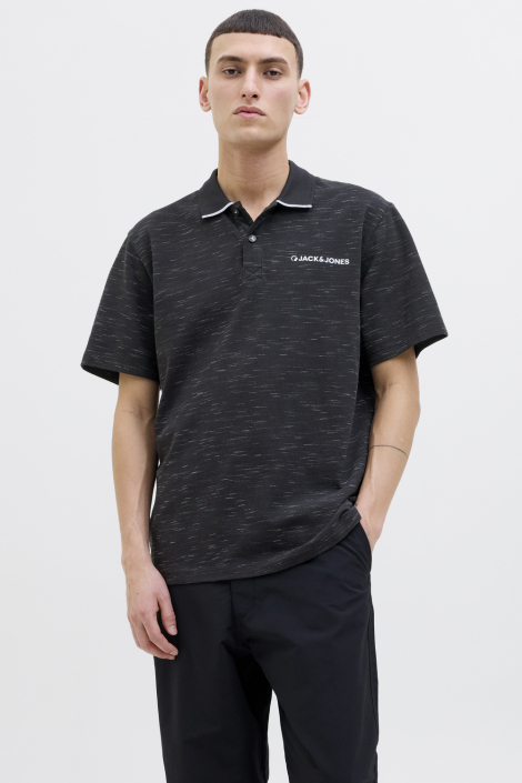 Jack & Jones zwarte heren polo