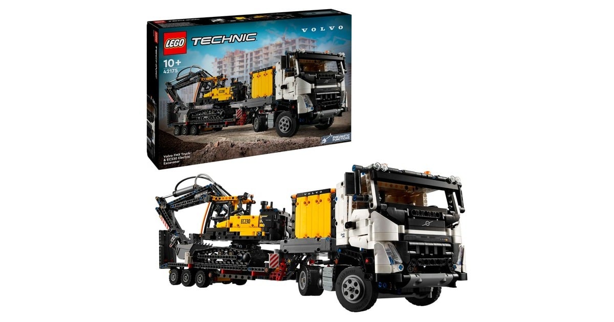 LEGOTechnic - Volvo FMX truck & EC230 elektrische graafmachine Constructiespeelgoed  (42175)