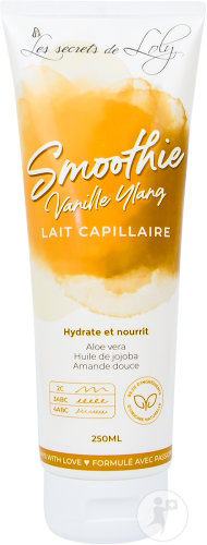 Les Secrets de Loly Smoothie Vanille Ylang Lait Capillaire Cheveux Secs Frisés Et Crépus 250ml