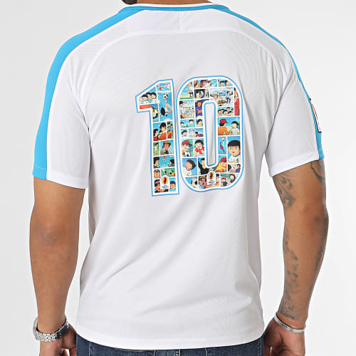 Tee Shirt Legend Newpie OTL21000 Blanc Bleu Clair