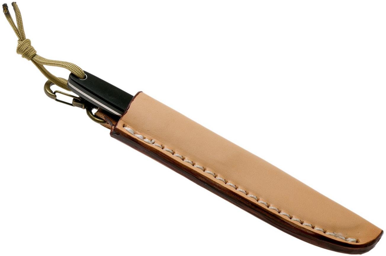 Ohta OFB SS 65 Black Canvas Micarta vaststaand mes