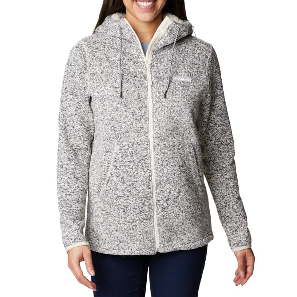 Veste polaire randonnée COLUMBIA SWEATER WEATHER SHERPA FULL ZIP W CHALK HEATHER
