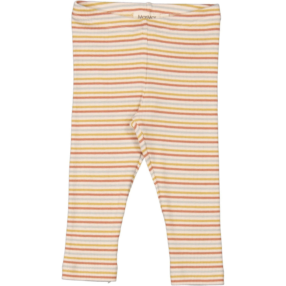 Køb MarMar Modal Rib Autumn Stripe Mix Leg Leggings