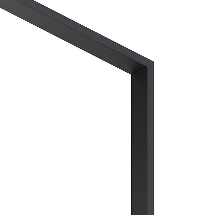 Tapée d'isolation pour porte acier noir 140 mm Radex