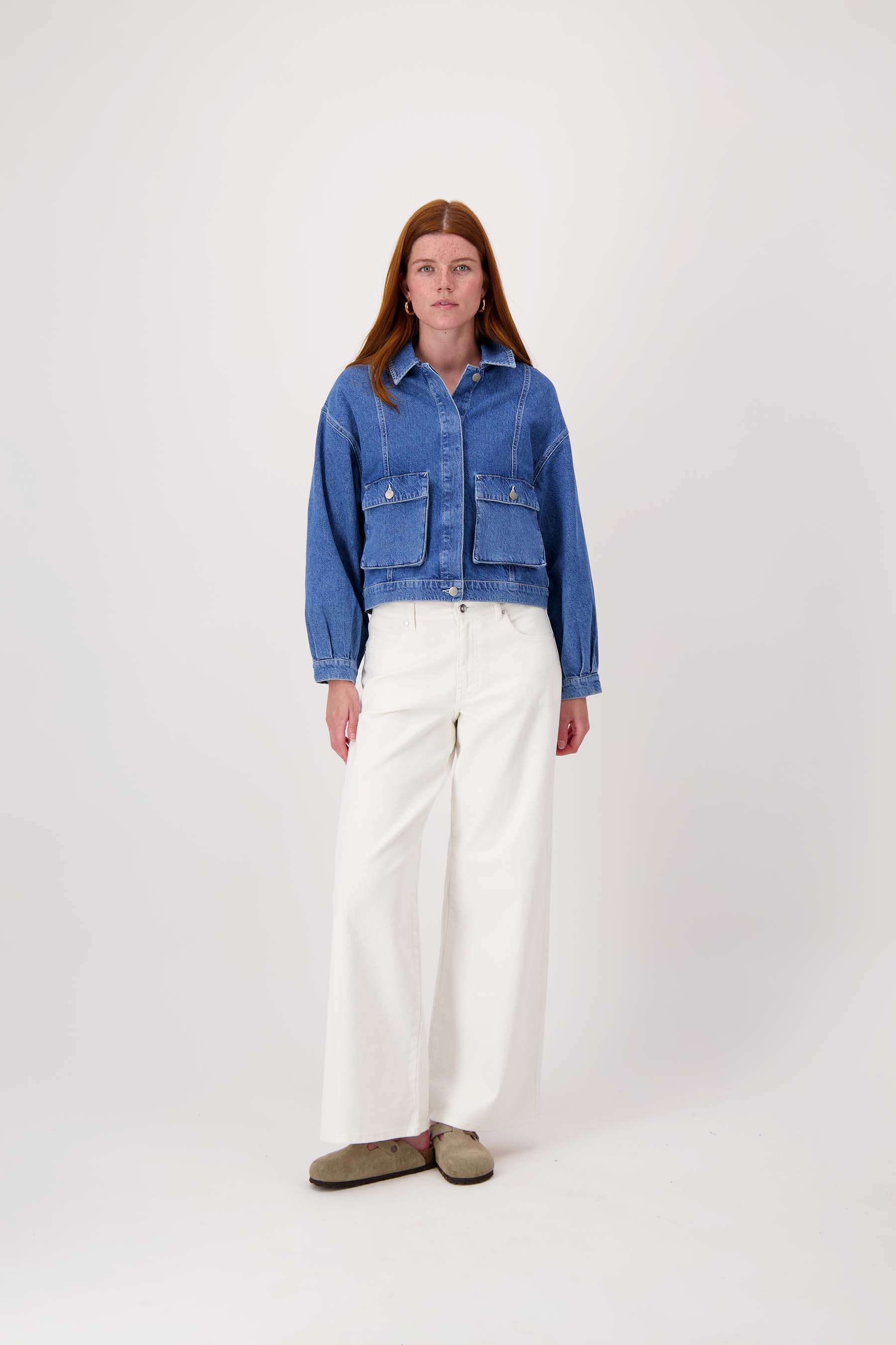 boxy denim jack