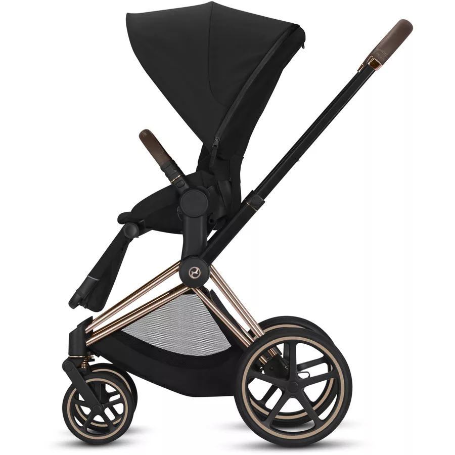 cybex PLATINUM Kombikinderwagen Priam Chrome Brown Soho Grey