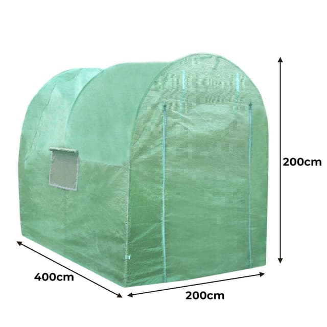 Polytunnel 19mm 4m x 2m med Racking