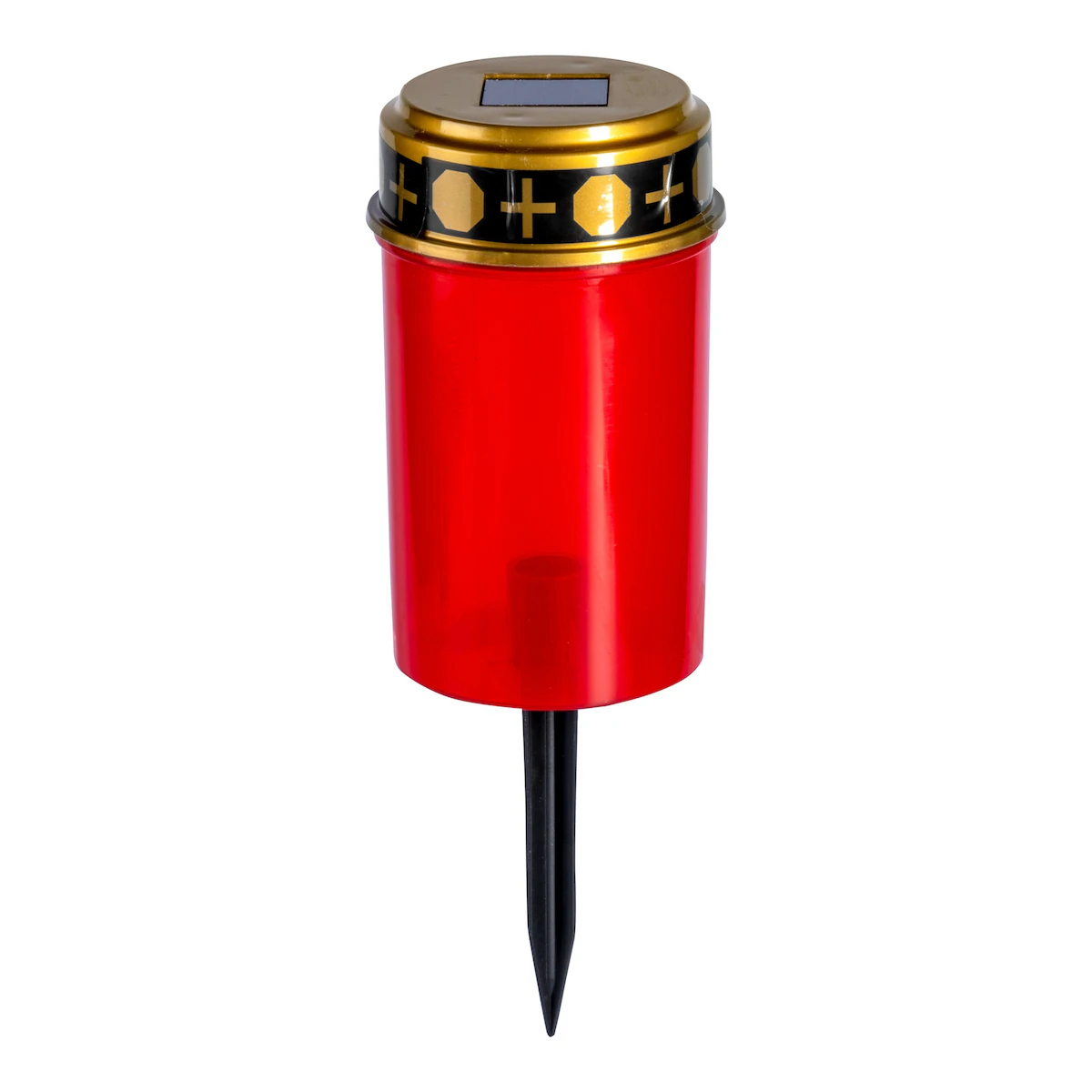 IC_Gardenstyle - LED-Solar-Grablicht - rot