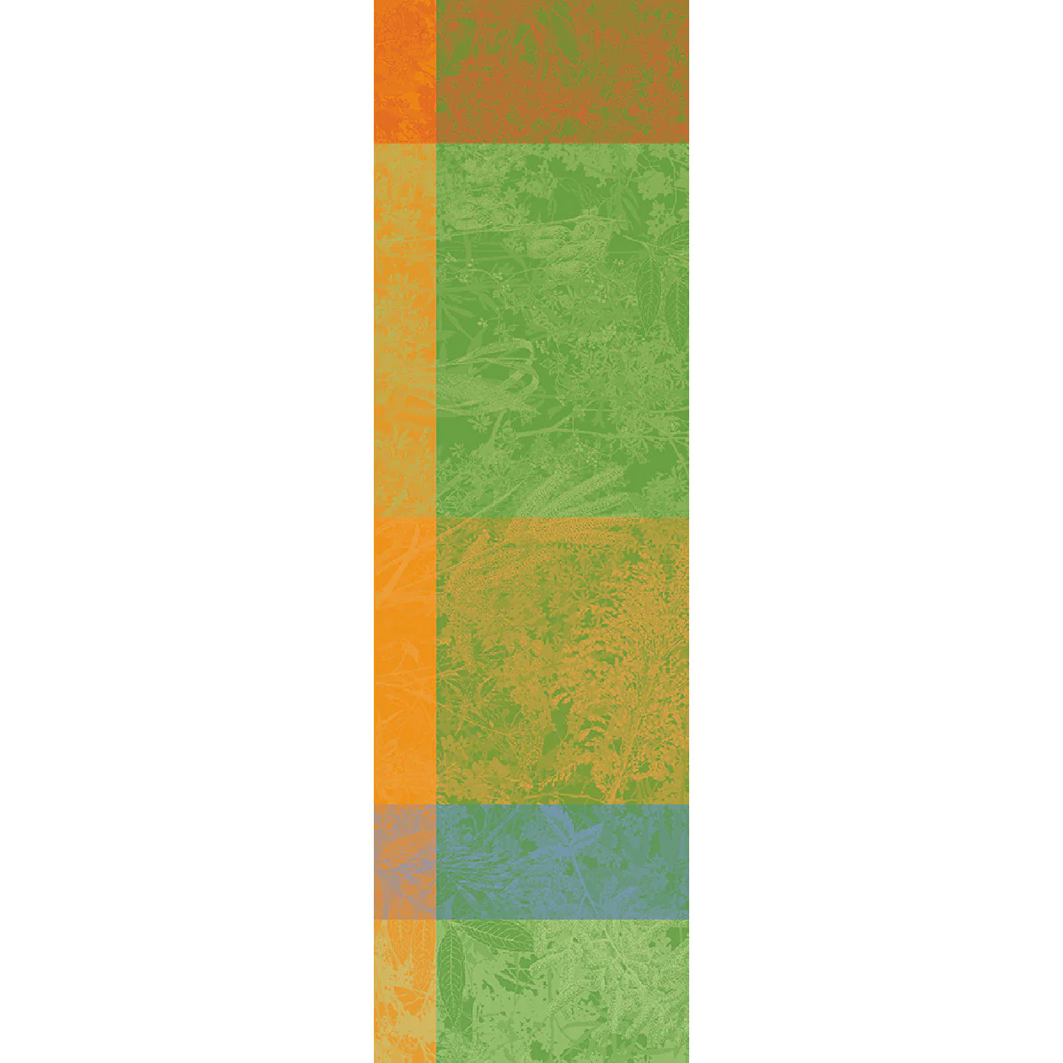Chemin de table pur coton multicolore 55X180 Garnier Thiebaut