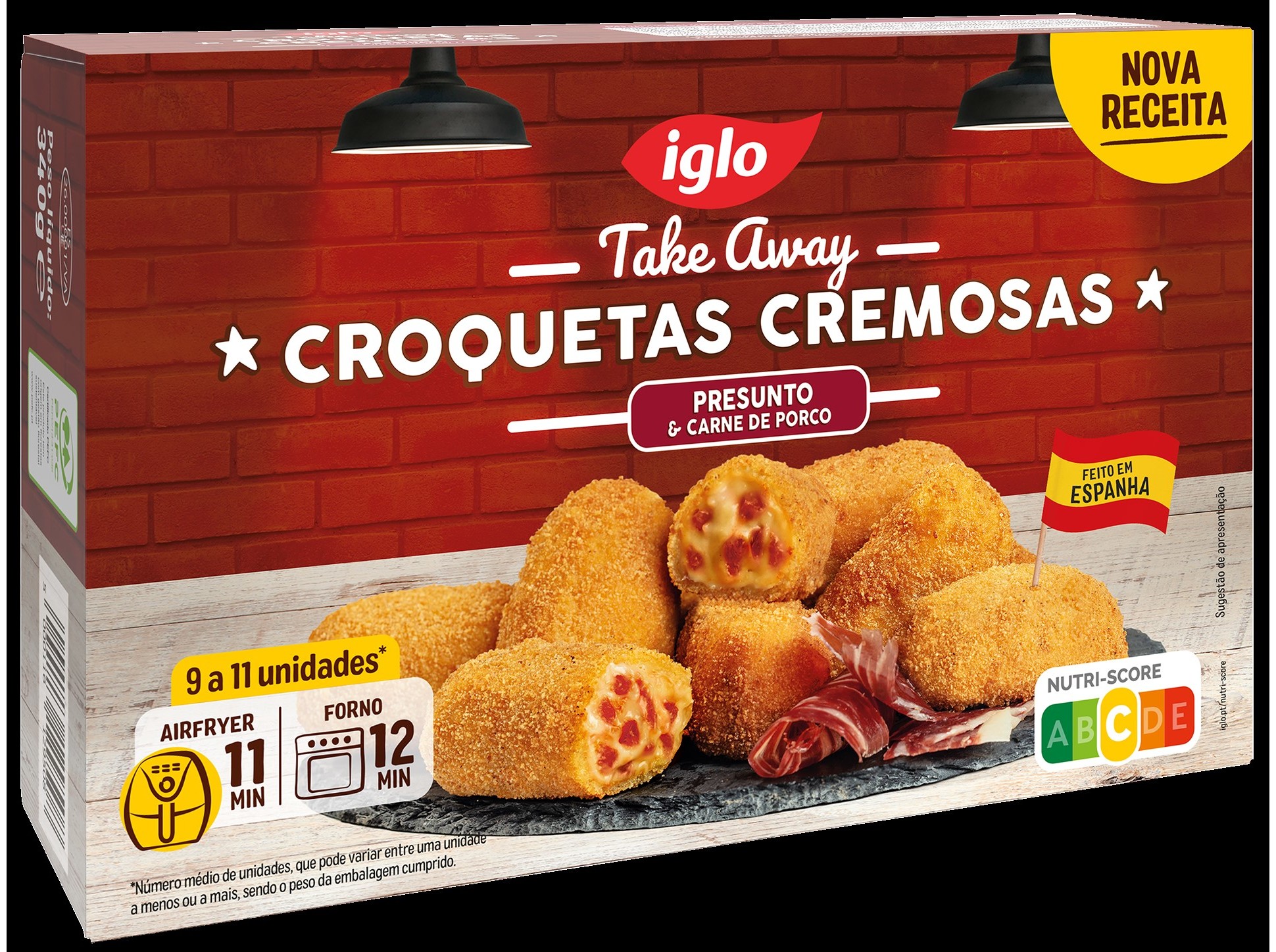 CROQUETAS IGLO PRESUNTO&CARNE PORCO 340G