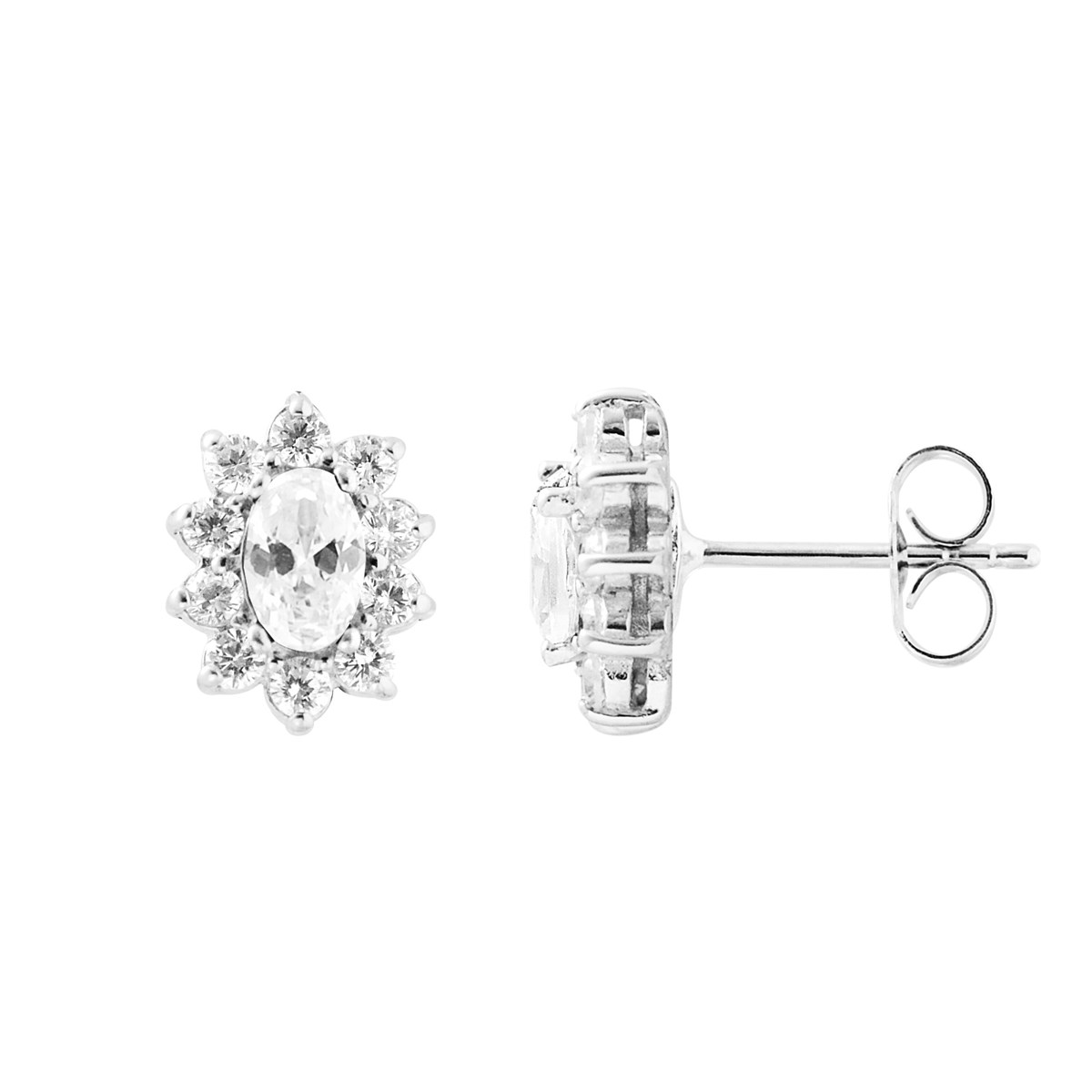 Boucles d'Oreilles - Cristal - Argent 925