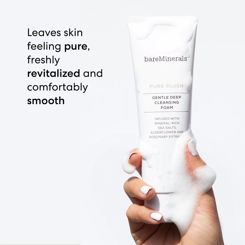 bareMinerals Pure Plush Gentle Deep Cleansing Foam 120 gr.
