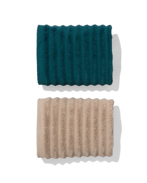 tapis de bain côtelé taupe 50x85