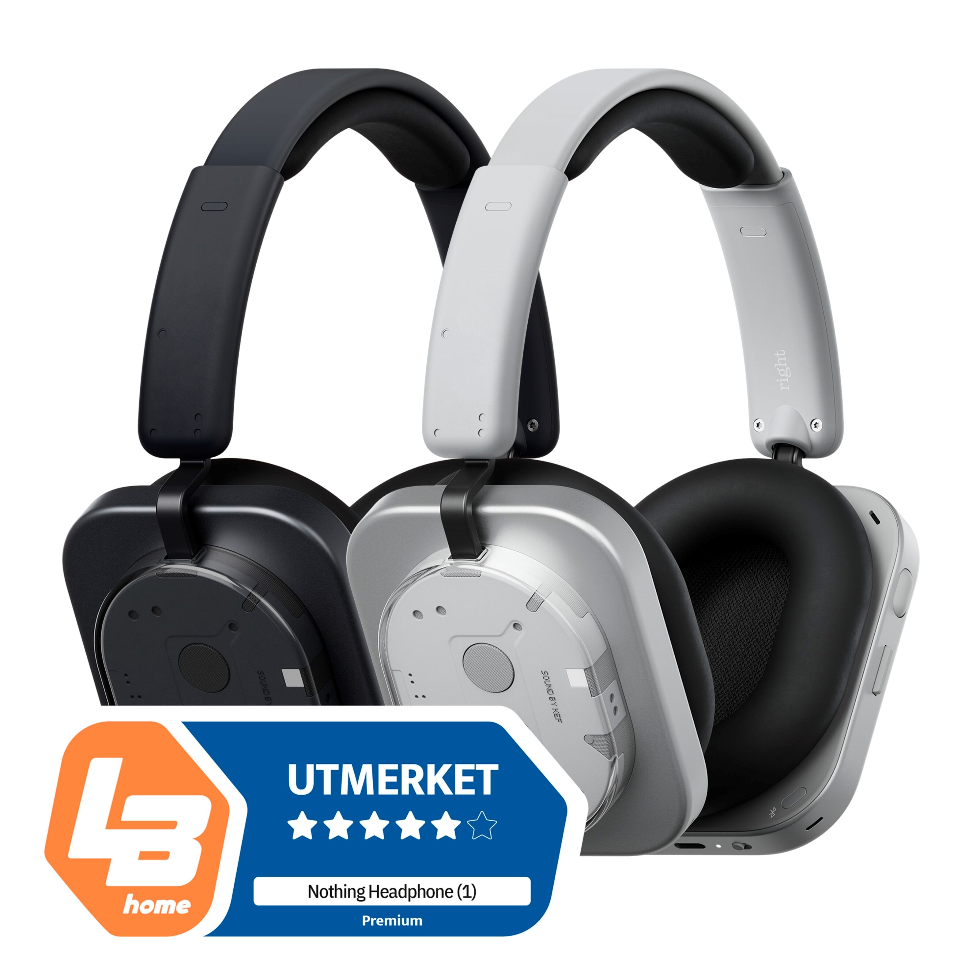 Nothing Headphone (1) Trådløse hodetelefoner Hvit