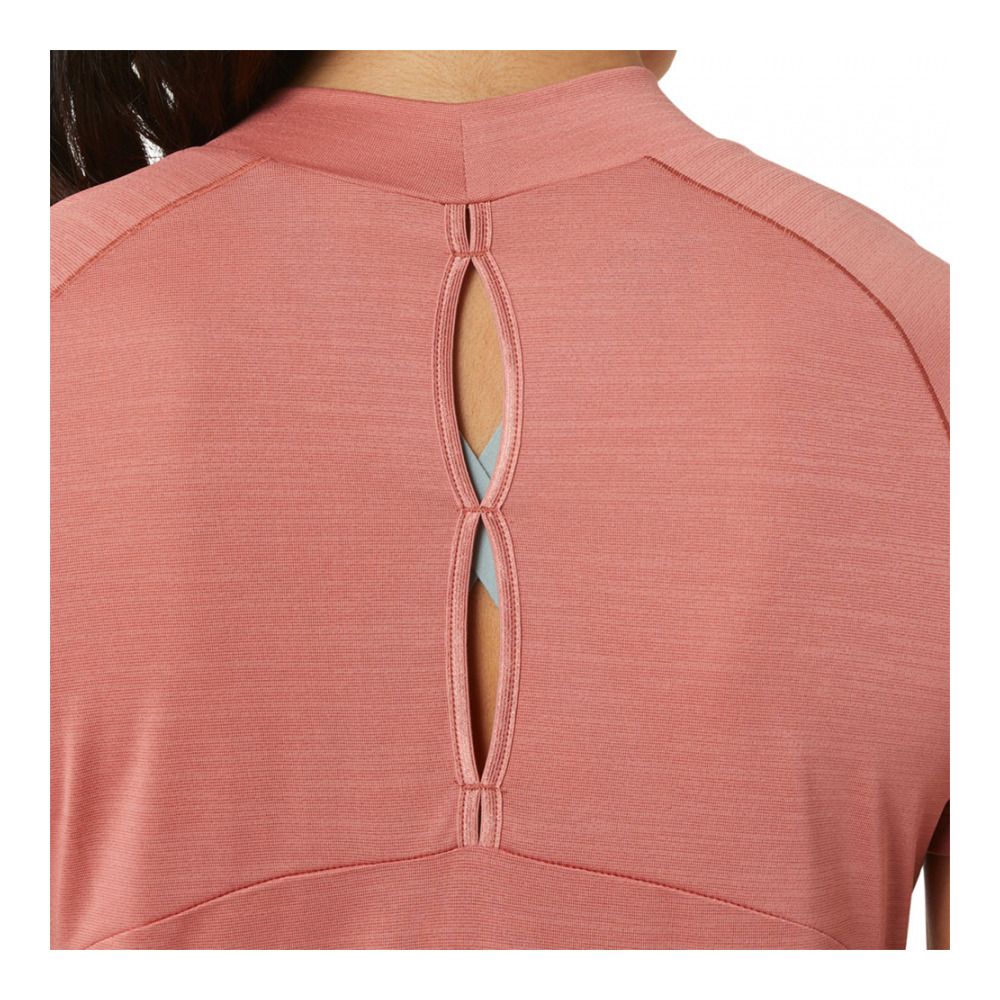 Asics NAGINO RUN - Tee-shirt Femme light garnet