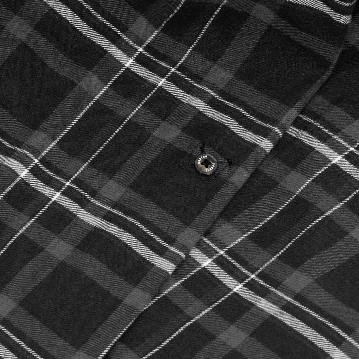 Urberg Flannel Ls W Strap Shirt Men Black Beauty